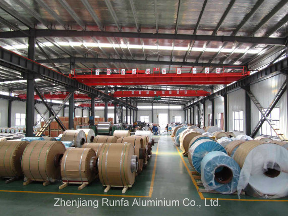 Feuille d'aluminium rev&ecirc;tue d'&eacute;poxy