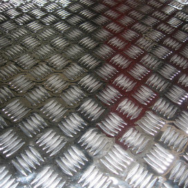 Feuille/plaque &agrave; carreaux en aluminium/ aluminium 5 barres 5052